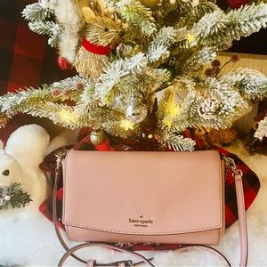 Kate Spade Mauve Clutch/Crossbody Handbag